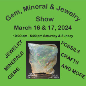 2024 Gem, Mineral & Jewelry Show Tickets